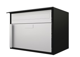 Alu 400 mit  breiter Griffleiste und Regenschutzleiste
